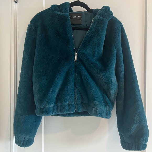 Bagatelle NYC Fuzzy Jacket - Picture 1 of 3